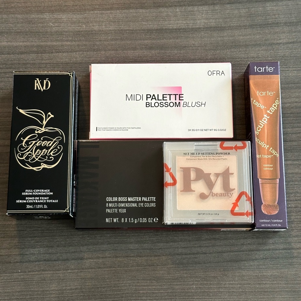 Makeup Bundle New - Tarte, iL Makiage, PYT, KVD, and OFRA.